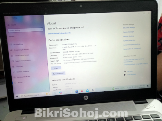 HP elite book G3